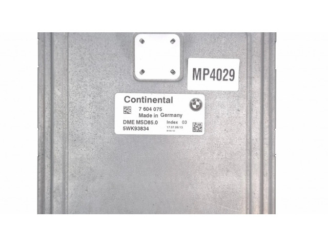 Řídící jednotka 7604075, 5WK93834 BMW 7 F01 F02 F03 F04 2009