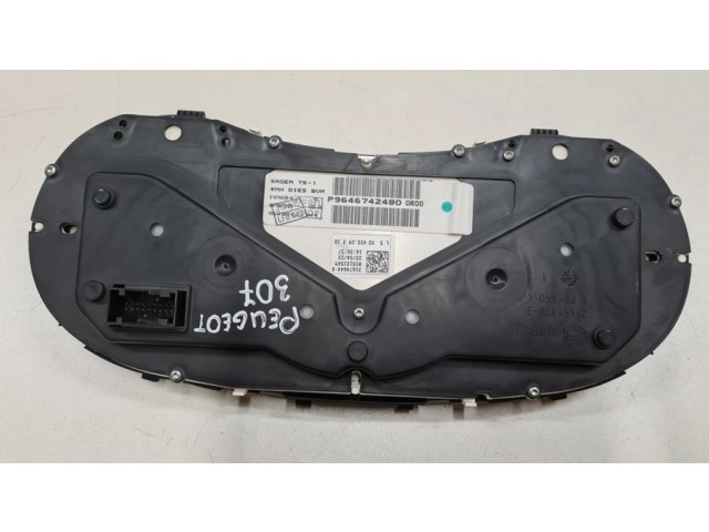 Přístrojová deska Peugeot 307 2003 9646742480, 216746448