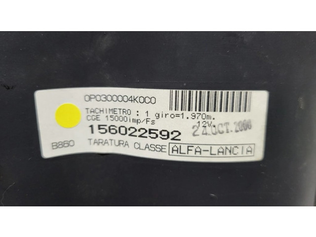 Панель приборов 156022592, 0P0300004K0C0 Alfa Romeo 166