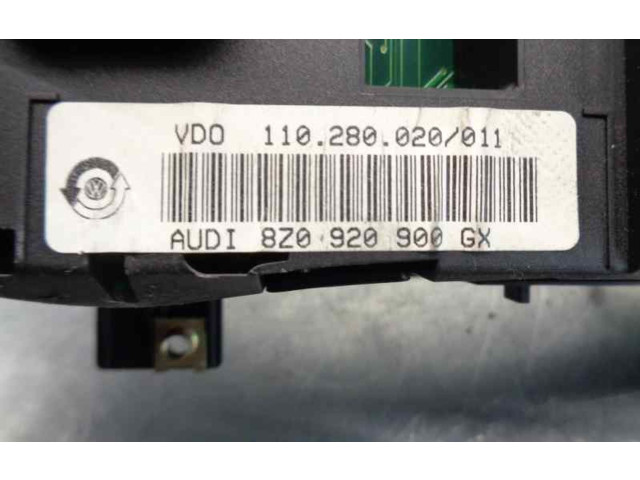 Панель приборов 8Z0920900GX, 110280020011   Audi A2       