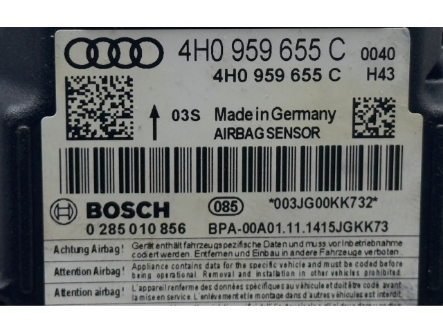 Блок управления надувных подушек 4H0959655C   Audi A6 S6 C7 4G