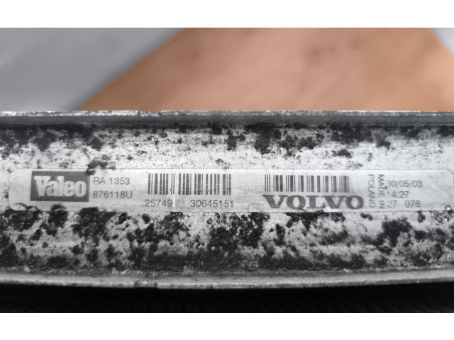 Радиатор охлаждающей жидкости 876118U, 30645151   Volvo S60