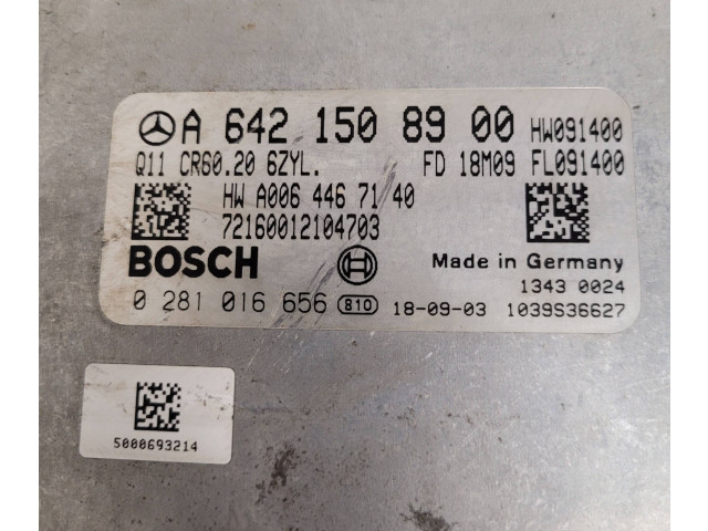 Řídící jednotka A6421508900, 0281016656 Mercedes-Benz R W251 2011