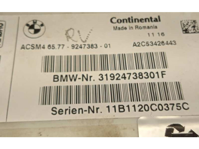 Блок управления надувных подушек 65779247383, A2C53426443 BMW X3 F25