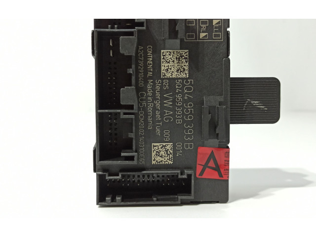 Блок комфорта 5Q4959393B, 5Q4959593E Skoda Octavia Mk3 (5E)