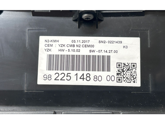 Přístrojová deska Peugeot Traveller 2018 9822514880, 03112017