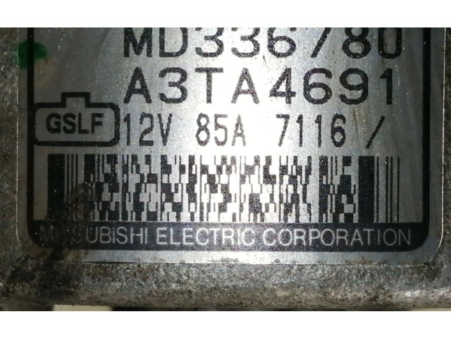 Генератор MD336780, A3TA4691 Mitsubishi Galant