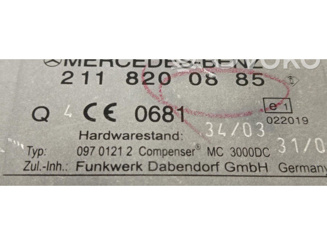 Блок управления двигателя 2118200885 Mercedes-Benz ML W164