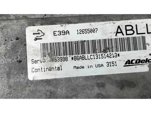 Блок управления двигателя 12655007   Chevrolet Camaro