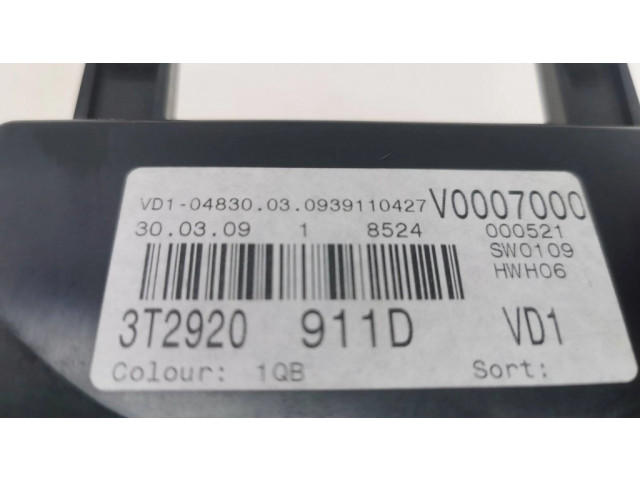 Панель приборов 3T2920911D, V0007000   Skoda Superb B6 (3T)       