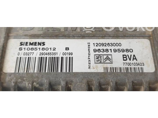 Блок управления коробкой передач S108518012B Peugeot 306