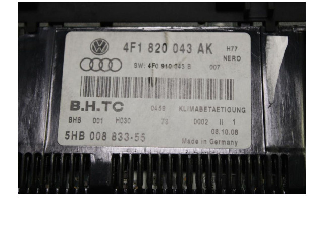 Řídící jednotka 4F1820043AK, 4F0910043B   Audi A6 Allroad C6 2006