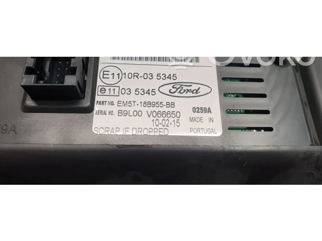 Дисплей EM5T18B955BB Ford Transit Custom