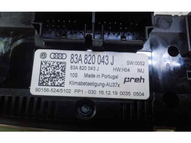 Блок управления климат-контролем 83A820043JIMJ, 83A820043J Audi A1