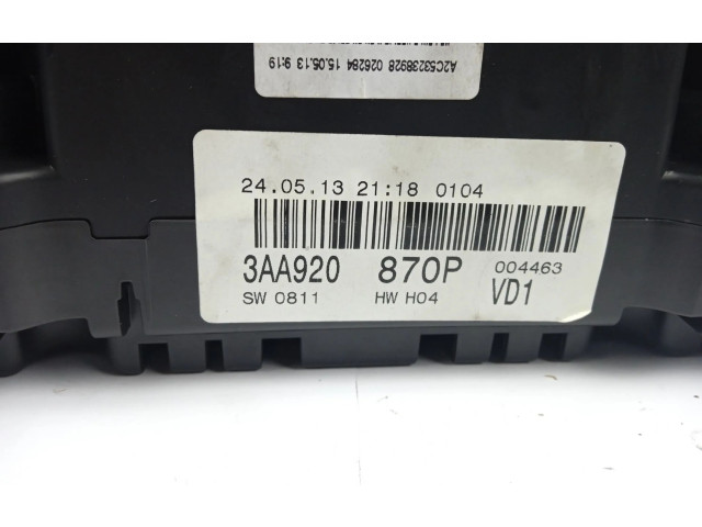 Přístrojová deska Volkswagen Passat Alltrack 2013 3AA920870P