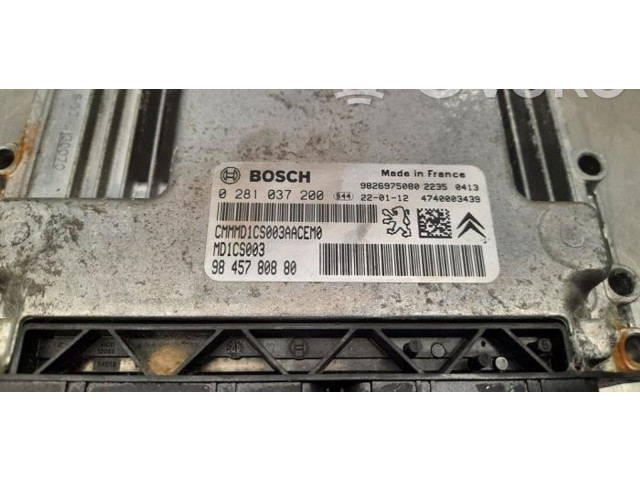 Блок управления двигателя 9826975080 Opel Combo E