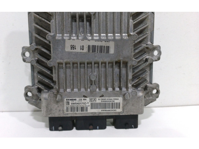 Řídící jednotka 5WS40171CT, SW9655939780   Peugeot 1007 2005