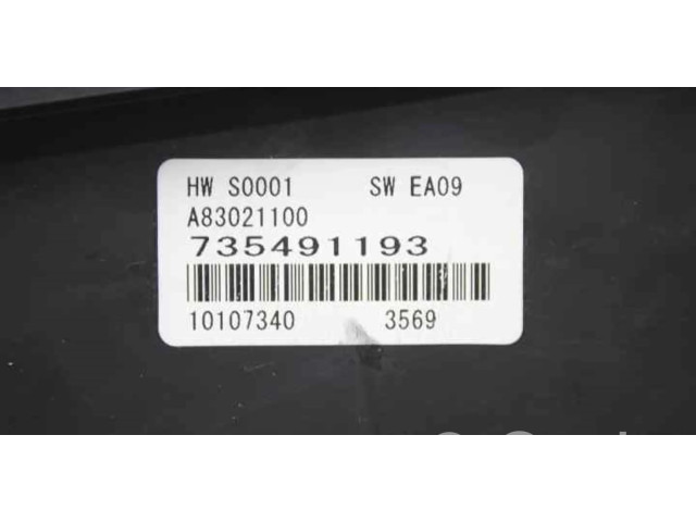 Блок управления климат-контролем 735491193   Fiat 500