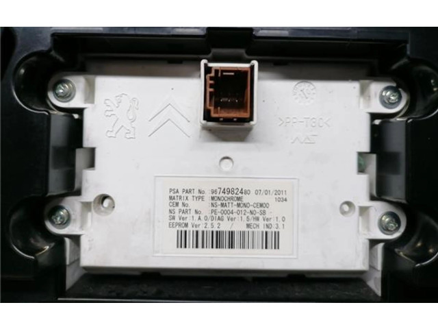 Панель приборов 9676614680, 9674982480   Peugeot 5008       