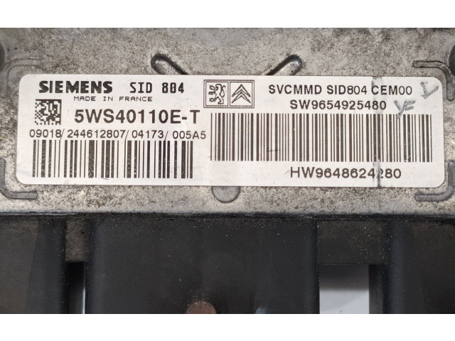 Řídící jednotka 9648624280, 9654925480 Citroen C3 Pluriel 2004