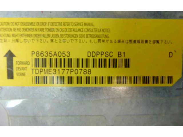 Блок подушек безопасности P8635A053, CENTRALITAAIRBAG Mitsubishi Outlander