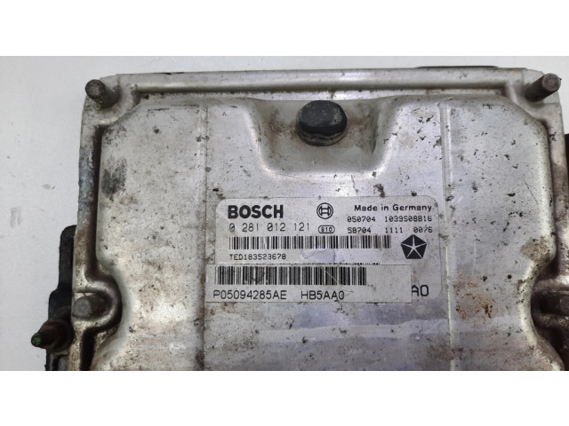 Блок управления двигателя P05094285AE Chrysler Voyager