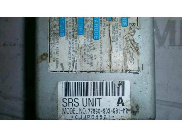 Блок подушек безопасности 77960S03G81M2, 93C46 Honda Civic