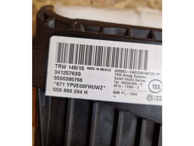 Подушка безопасности пассажира 5C6880204H, 34125763G   Volkswagen Jetta VI