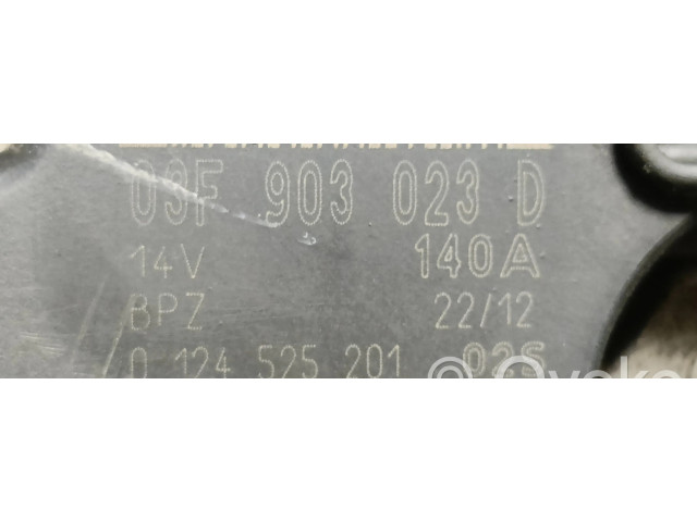 Генератор 03F903023D, 0124525201 Skoda Yeti (5L) 1.2