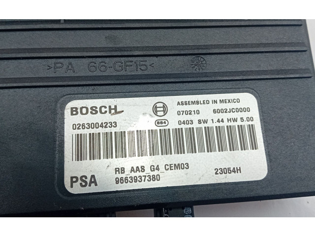 Другие блоки управления / модули 9663937380 Citroen C4 I Picasso