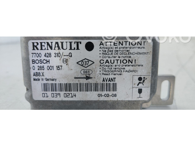 Блок подушек безопасности 7700428310G Renault Clio II