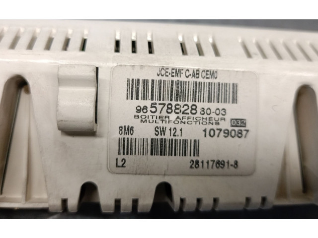 Дисплей 9657882880, 6155W9 Citroen C4 I