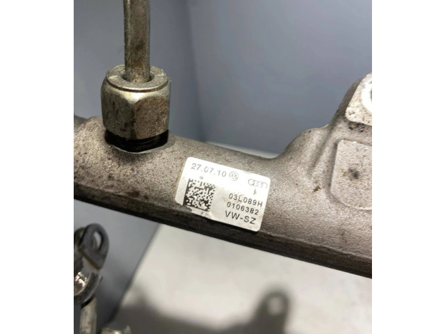 Топливная рампа 03L089H, 01W6382   Volkswagen Golf Plus   для двигателя CAYC