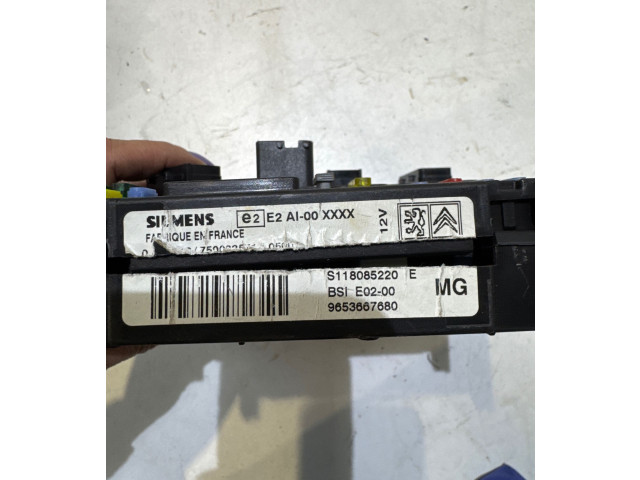 Pojistková skříňka S118085220, 9653667680 Peugeot 206 CC 2003