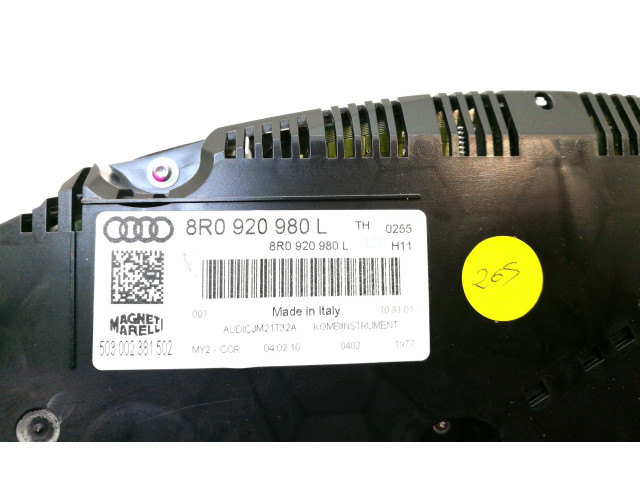 Панель приборов 8R0920980L, 503002381502 Audi Q5 SQ5