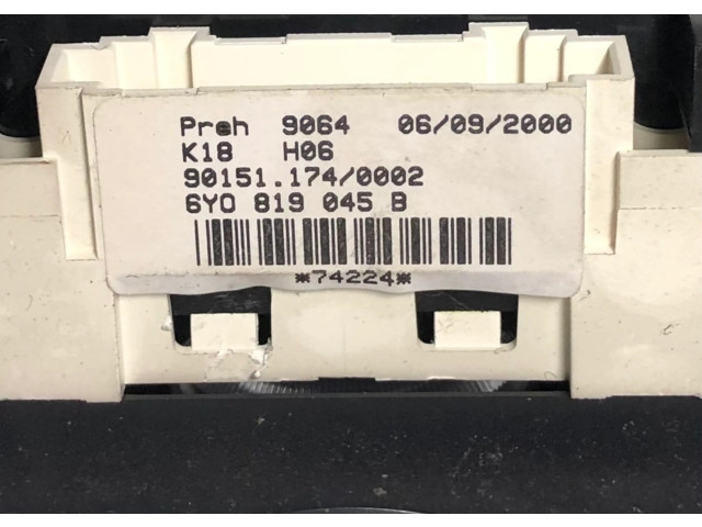 Блок управления климат-контролем Skoda Fabia Mk1 (6Y)