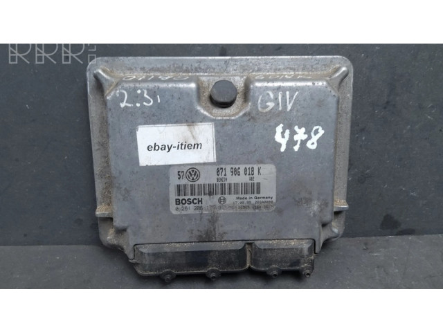 Řídící jednotka 071906018K, 0261206175 Volkswagen Golf IV 1998