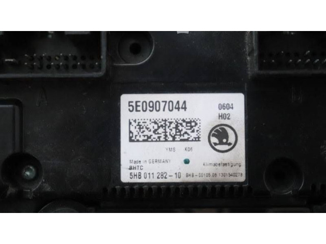 Блок управления климат-контролем 5E0907044, 5HB01128210 Skoda Octavia Mk3 (5E)