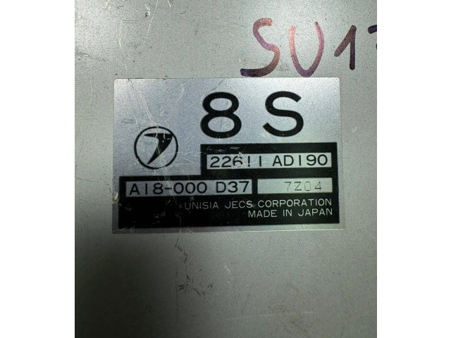 Řídící jednotka 22611AD190, A18000D37 Subaru Outback 2002