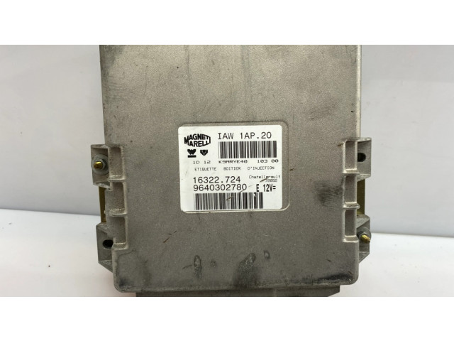 Блок управления двигателя 16322724, 9640302780 Citroen Xsara