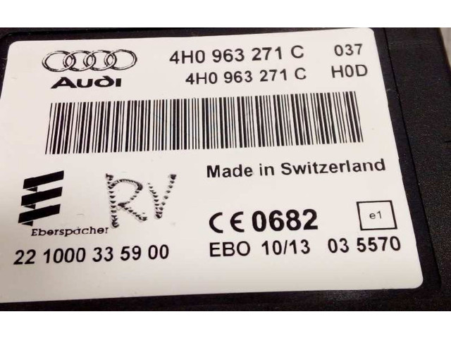 Блок управления 4H0963271C Audi A7 S7 4G