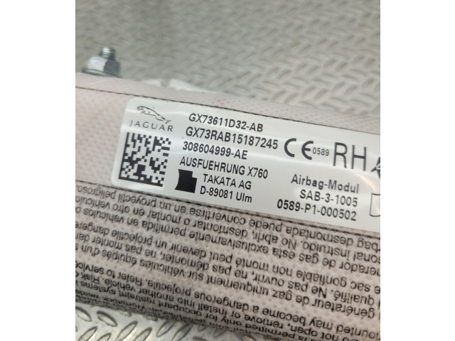 Подушка безопасности в сиденье GX73611D32AB Jaguar XE