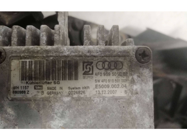 Вентилятор радиатора     4F0959501C, E500900204    Audi A6 S6 C6 4F 