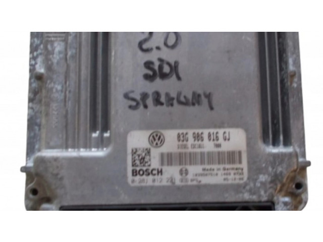 Řídící jednotka 03G906016GJ   Volkswagen Golf V 2003