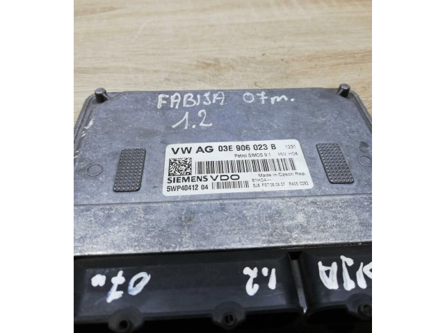 Блок управления двигателем Блок управления 03e906023b, 5wp4041204 Skoda Fabia Mk2 (5J)
