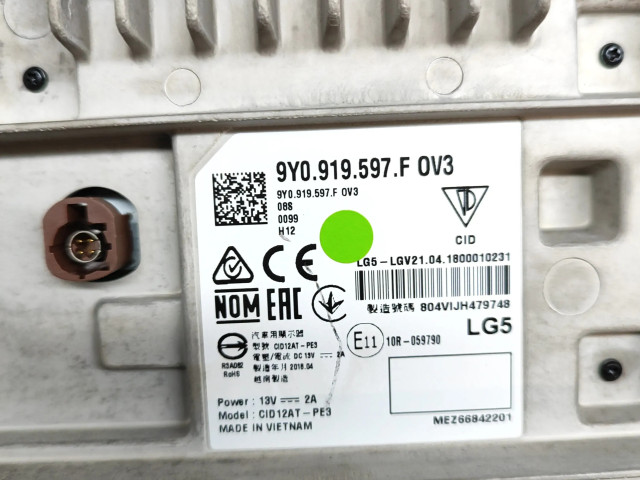 Дисплей 9Y0919597F Porsche Cayenne (9Y0 9Y3)