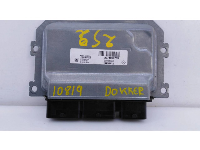 Блок управления двигателя 237105070S, 237106320R Dacia Dokker