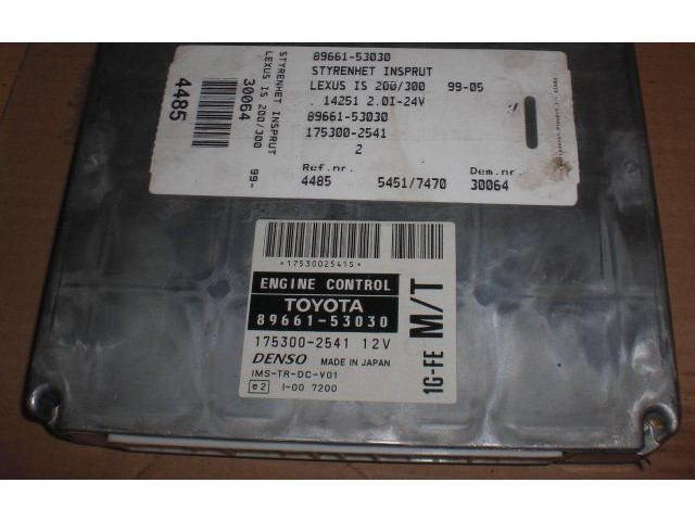 Блок управления впрыском 89661-53030 Lexus IS 200-300
