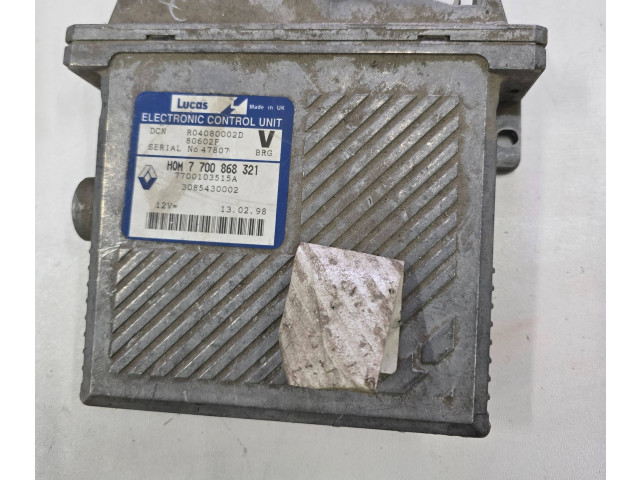 Блок управления двигателя 7700868321, 7700103515A Volvo S40, V40