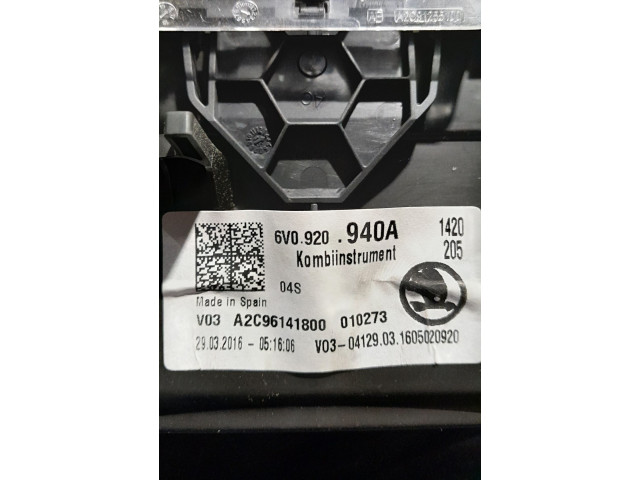Панель приборов A2C96141800 Skoda Fabia Mk3 (NJ)